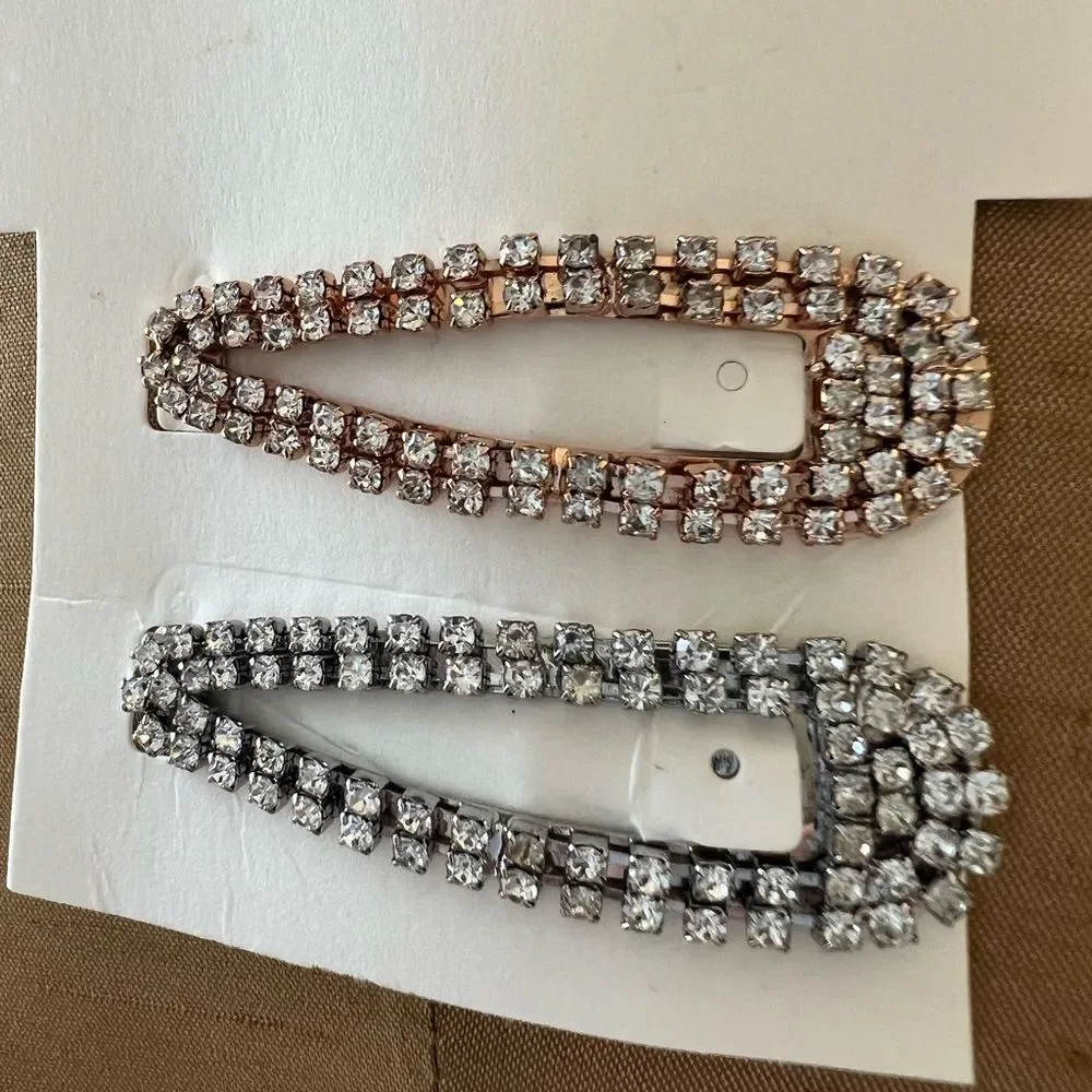 Banana Republic rhinestone hair clips